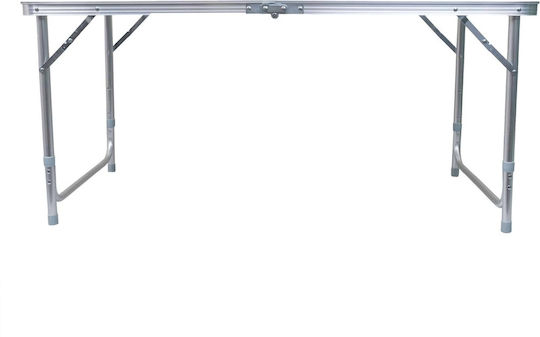 Τραπέζι Αλουμινίου για Camping Πτυσσόμενο 120x60cm
