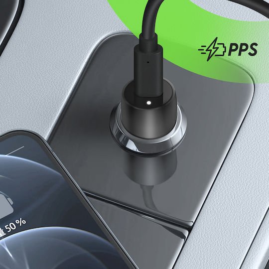 Belkin Încărcător Auto 30W cu un Port: 1xType-C Negru Culoare