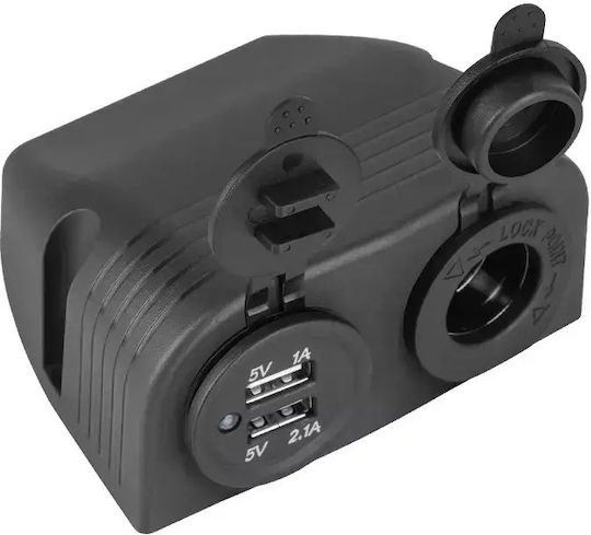 Peiying Car Charger with Ports: 2xUSB