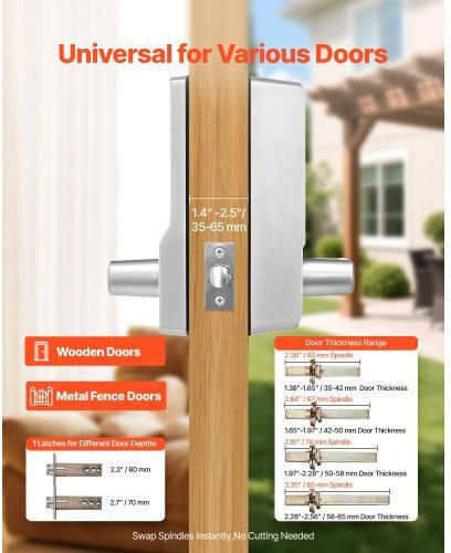 Vevor Electronic Lock in Silver Colour