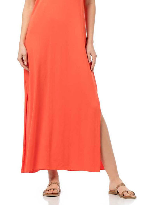 Summer Maxi Dress Coral