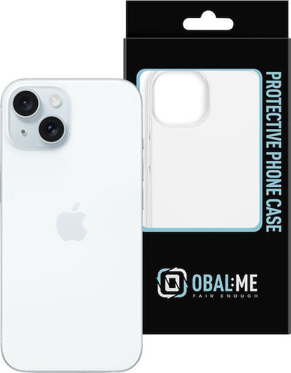 Obal:Me Back Cover Silicone 1mm Transparent (iPhone 15)