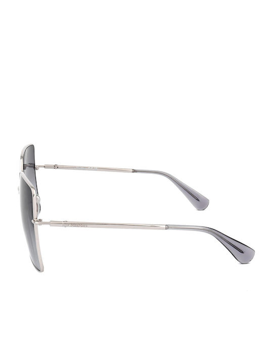 Max Mara Women's Sunglasses with Silver Metal Frame and Silver Mirror Lens MM 0062-H 16W