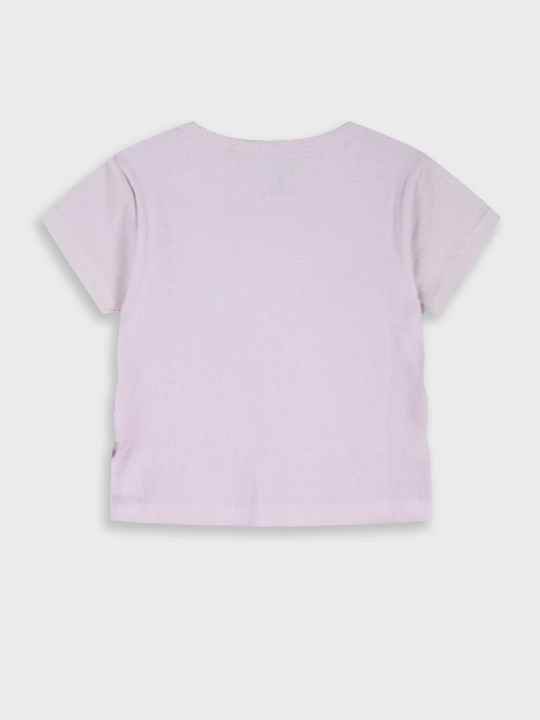 Kids Short-Sleeved Blouse Sweet Coral