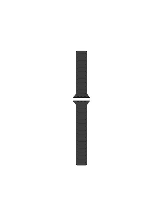 Кайшка Hoco Wa39 Flex Series 38 40 41 42mm Силиконова Каишка Apple Watch Series 1 2 3 4 5 6 7 8 9 SE SE2 Черна