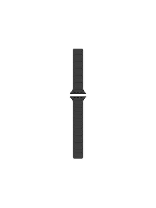 Watchband Hoco Wa39 Flex Series 44 45 46 49mm Silicon Strap Apple Watch Series 1 2 3 4 5 6 7 8 9 Se Ultra1 Ultra2 Μαύρο