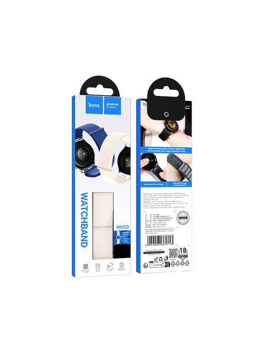 Hoco Wh20 Belle Series Nylon Tragbare Bänder Samsung Huawei Xiaomi Vivo Oppo Universal Beiges