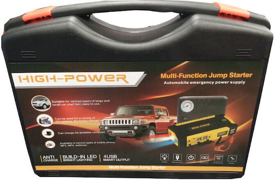 Factory TM19B Φορητός Εκκινητής Μπαταρίας Αυτοκινήτου 69800mAh με Φακό / Power Bank / USB 12V