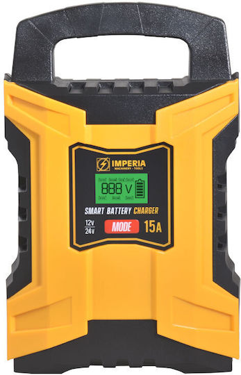 Unimac Imperia Φορτιστής Μπαταρίας Αυτοκινήτου 12/24V 2A/8A/15A
