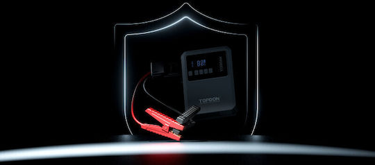 Topdon V1200Air Portable Car Battery Starter 10000mAh with Power Bank / Pump / USB / Flashlight 12V