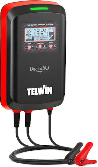 Telwin Doctor 50 Încărcător & Întreținător Baterie Auto 6/12/24V