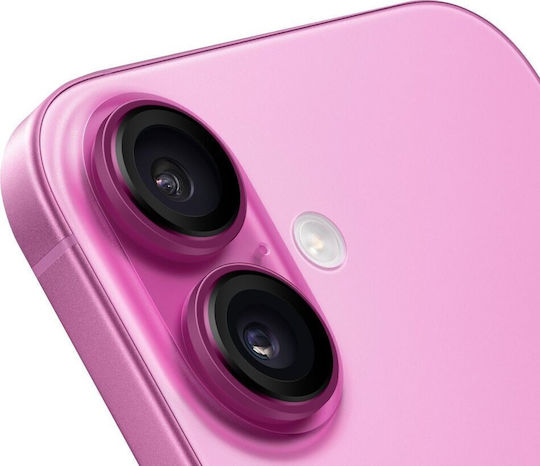 Obal:Me Προστασία Κάμερας Tempered Glass Ροζ για το Apple iPhone 16, iPhone 16 Plus