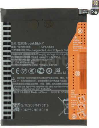 Compatible Replacement Battery 4520mAh for Xiaomi Poco F3, RedMi K40 Pro, K40, Mi 11X Pro, MI 11i