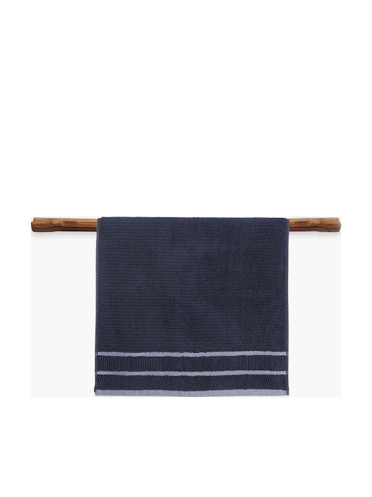 Nef-Nef Homeware Badetücher Set 2 Stück Stern Blau Gewicht 600gr/m²