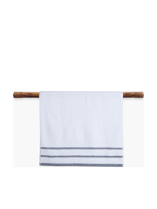 Nef-Nef Homeware Badetuch-Set 2 Stück Stern Weiße Gewicht 600gr/m²
