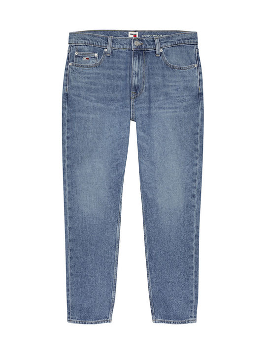 Ανδρικό Παντελόνι Τζιν με Regular Tapered Εφαρμογή Denim Medium