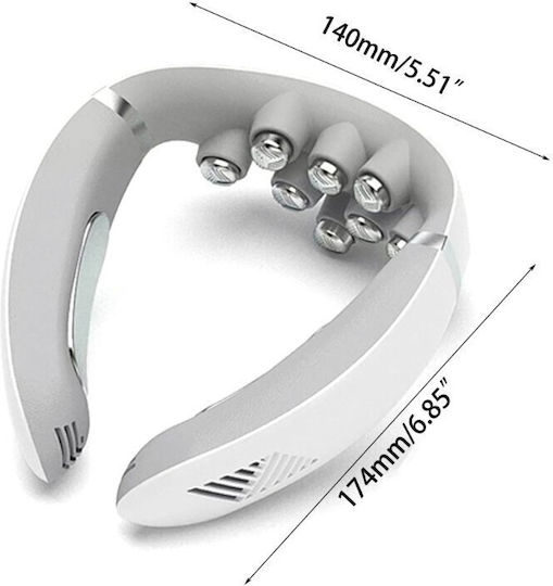 Stay Beauty Cw1 Pressotherapy Massage Device for Neck with Heating Function White