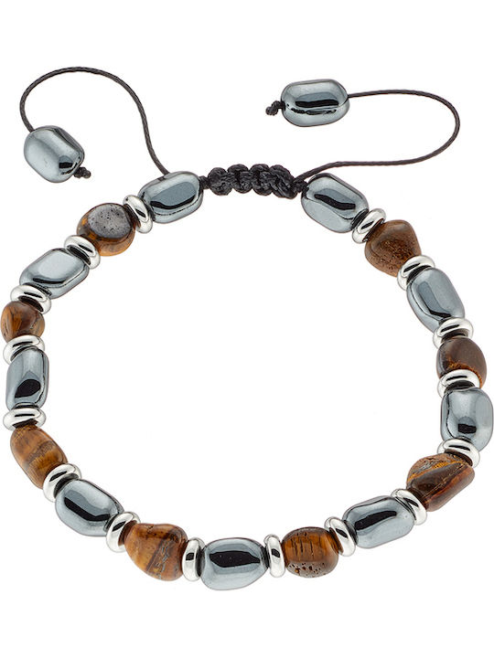 Art Collection Makramee Armband aus Stahl