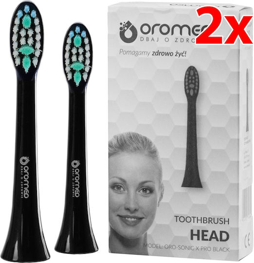 Oromed Oro-sonic X Pro Ersatzköpfe für 2 Stück