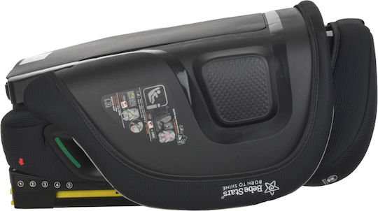Bebe Stars Flexy Καθισματάκι Αυτοκινήτου i-Size με Isofix Μαύρο