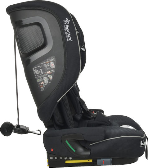 Bebe Stars Flexy Καθισματάκι Αυτοκινήτου i-Size με Isofix Μαύρο