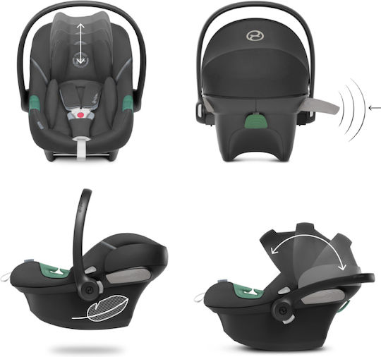 Cybex Aton S2 Baby Car Seat i-Size Ocean Blue 0-13 kg