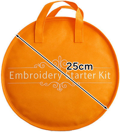 Embroidery Set Zola 100 Colored Threads Thread Length 8 M Accessories Included 30 X 45 Cm