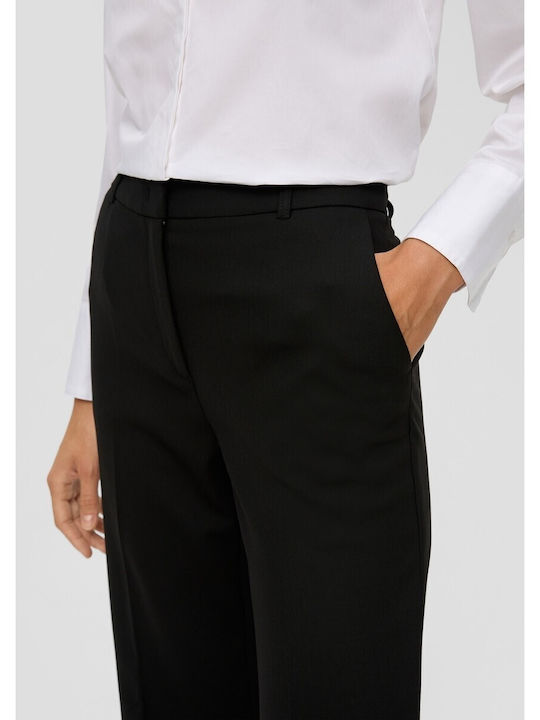 Damen Stoffhose Schwarz