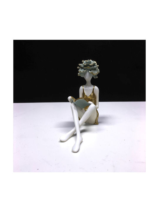 Zen Collection Figurină Decorativă Din Polirosină Fată 9x21x24cm