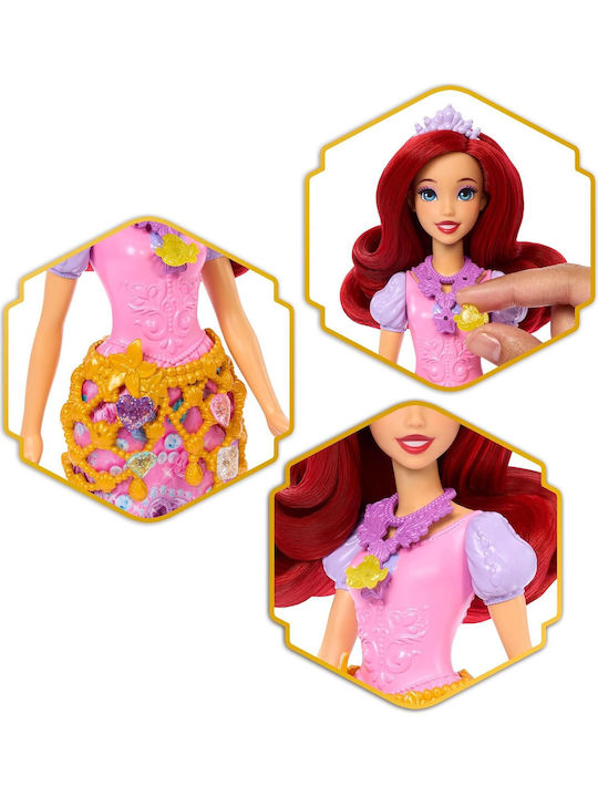 Παιχνιδολαμπάδα Mattel Disney Princess Jewel Reveal Ariel Jhl49 Jhl48