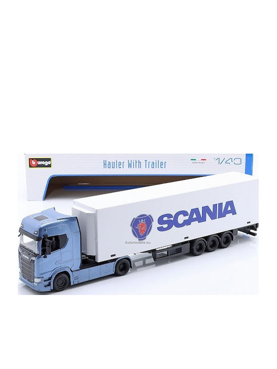 Easter Candle With Toy Bburago Truck Scania Mercedes Volvo Benz Actros Yokohama 1/43 Hauler Trailer