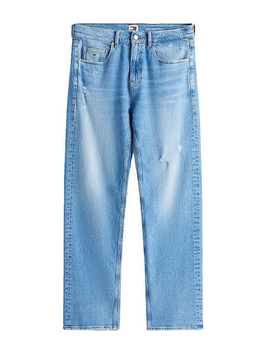 Men's Jeans Pants with Relaxed Straight Fit Denim
