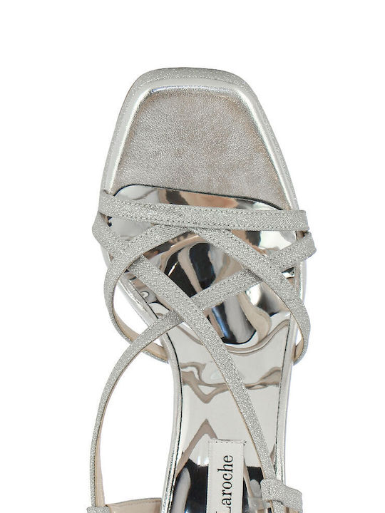 Damen Sandalen Silber