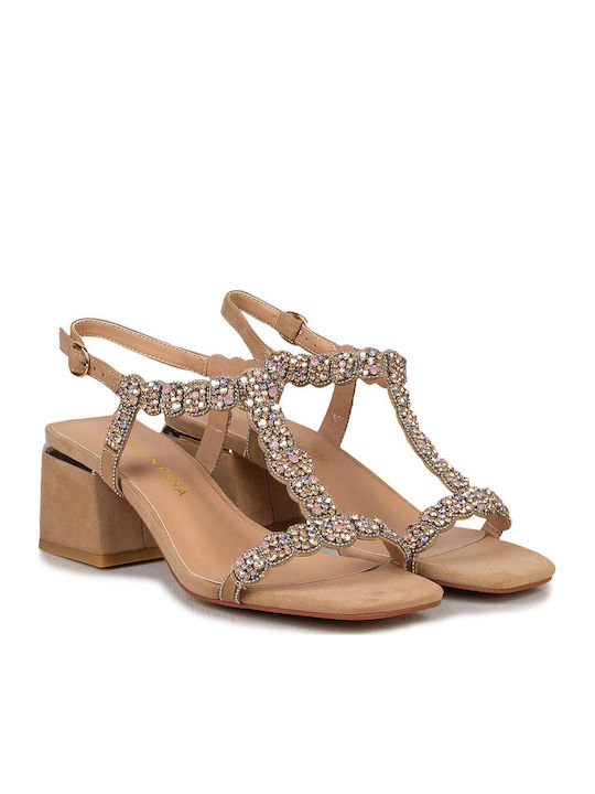 Alma en Pena Beige Sandals