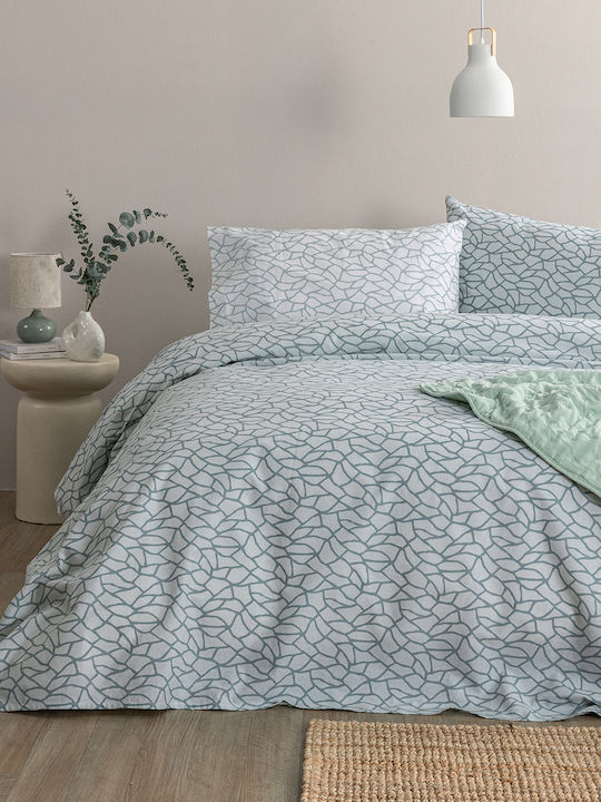 Palamaiki Fl6296 Set Pillowcases with Envelope Cover Green 51x72cm