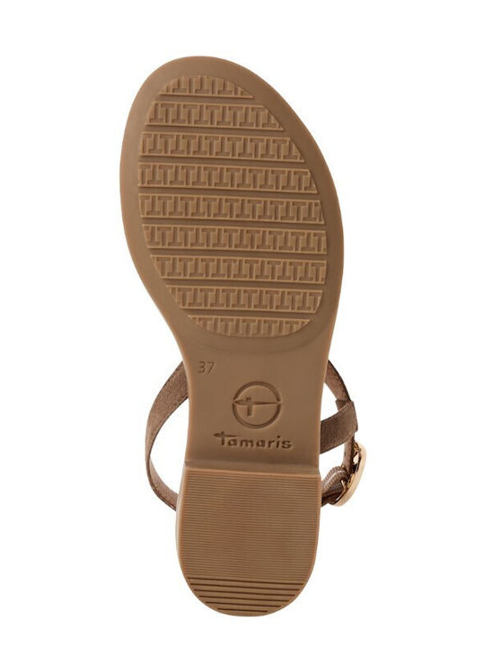 Leather Sandals Beige