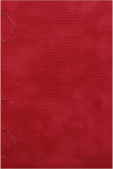 Artarios Notizbuch A5 mit Weißen Seiten mit Stiftetui Rot