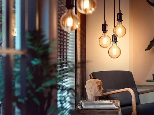 Philips Smart Λάμπα Philips Hue LED 7.2W για Ντουί E27 και Σχήμα G93 Θερμό Λευκό 550lm Dimmable
