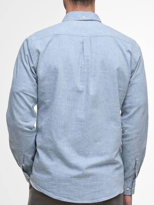 Barbour Nelson Cămașă Cu Mâneci Lungi Albastră Barbour Nelson Cămașă Cu Mâneci Lungi Albastră