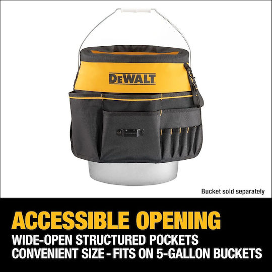 Dewalt Tool Organizer 37 Pockets Loops Tool Storage Including Toughcase Pocket Dwst560109