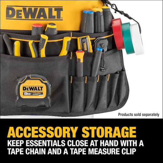 Dewalt Tool Organizer 37 Pockets Loops Tool Storage Including Toughcase Pocket Dwst560109