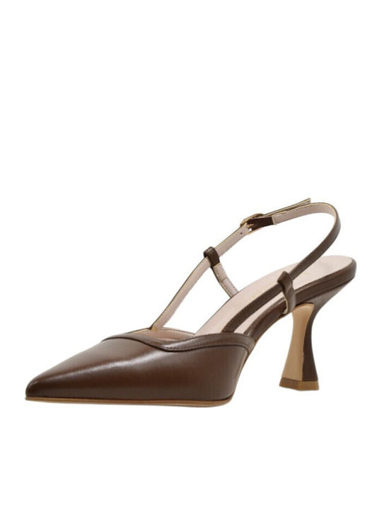 Leder Pumps Braune