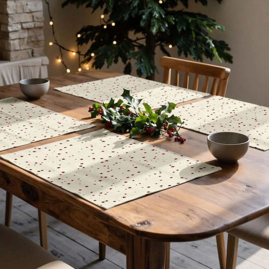 Set Servete Individuale Christmas Rezistente La Murdărie Stele 2 Bucăți Pgsi0209