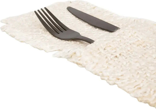 Set Etuis Für Besteck Baumwolle Natürlicher Glanz 4 Stücke Pgsi0138