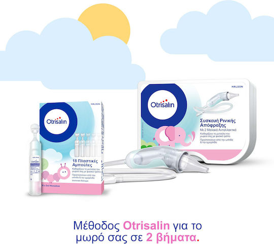 Otrisalin Ser Fiziologic pentru Curățarea și Hidratarea Nasului în Ampule 48x5ml