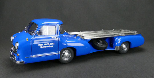 Cmc 1/18 Mercedes Benz 1954 Camion Transportor De Curse M-036