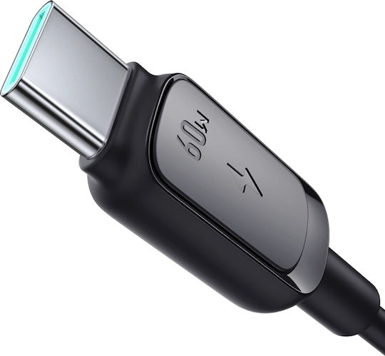 Joyroom S-CC100A14 USB 2.0 Cable USB-C male - USB-C 60W PD Μαύρο 1.2m