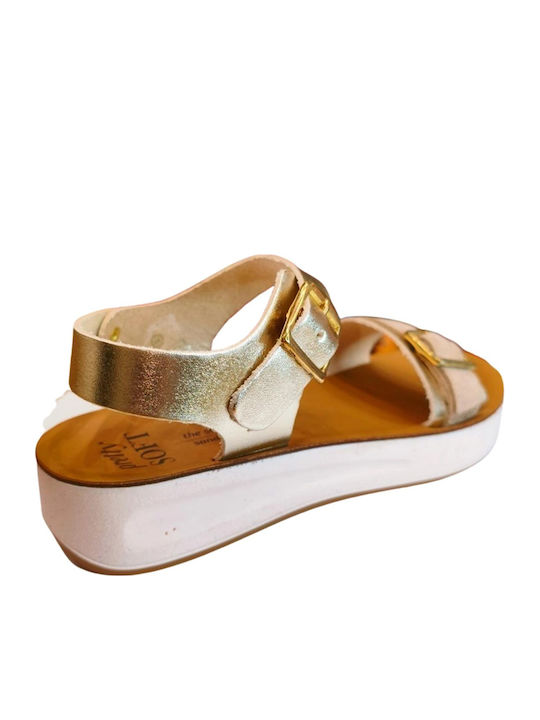 Kids' Gold Sandals