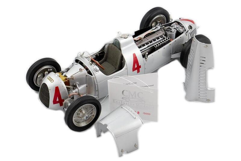 Cmc 1/18 Auto Union Tip C 1936 Număr De Start 4 Limitat La 5000 De
