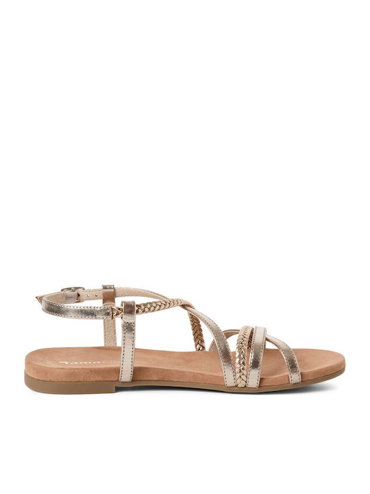 Damen Gold Sandalen